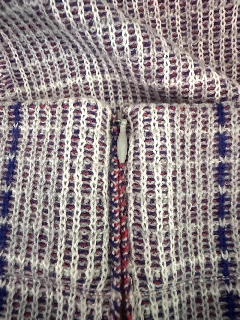 RHIÉ Merino Wool Fringe-Hem Plaid Pencil Skirt in Red Blue and Black Size Medium